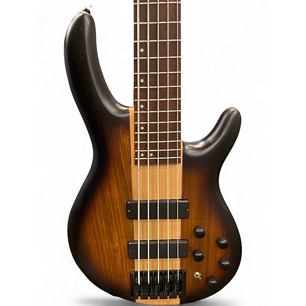 Used Cort C5 PLUS ZBMH Tobacco Burst Electric Bass Guitar