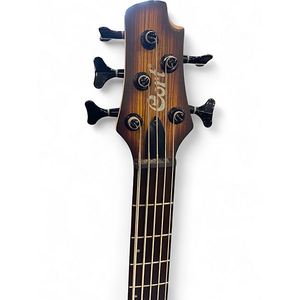Used Cort C5 PLUS ZBMH Tobacco Burst Electric Bass Guitar