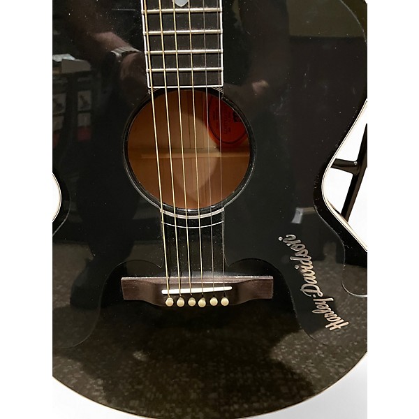 Vintage 1994 Gibson Harley Davidson BLACK  Acoustic Guitar