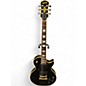 Used 2008 Epiphone Les Paul Custom Classic Ebony Solid Body Electric Guitar thumbnail