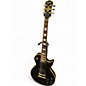 Used 2008 Epiphone Les Paul Custom Classic Ebony Solid Body Electric Guitar