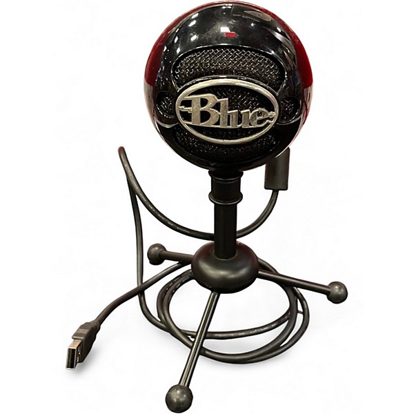 Used Blue Snowball USB Microphone
