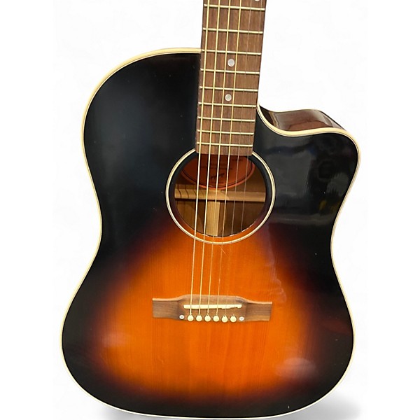 Used Epiphone INSPIRED BY GIBSON J-45 Vintage Sunburst Acoustic Electric Guitar