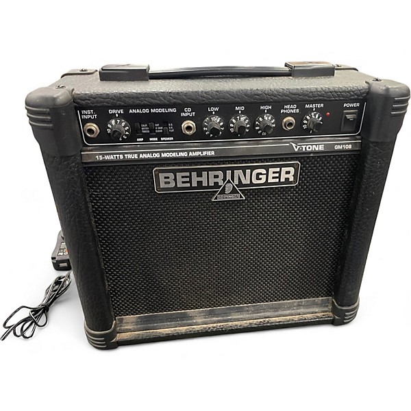 Used Behringer GM108 15W 1X8 V Tone Guitar Combo Amp