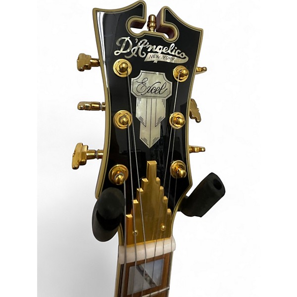 Used D'Angelico EX-SS Trans Red Hollow Body Electric Guitar