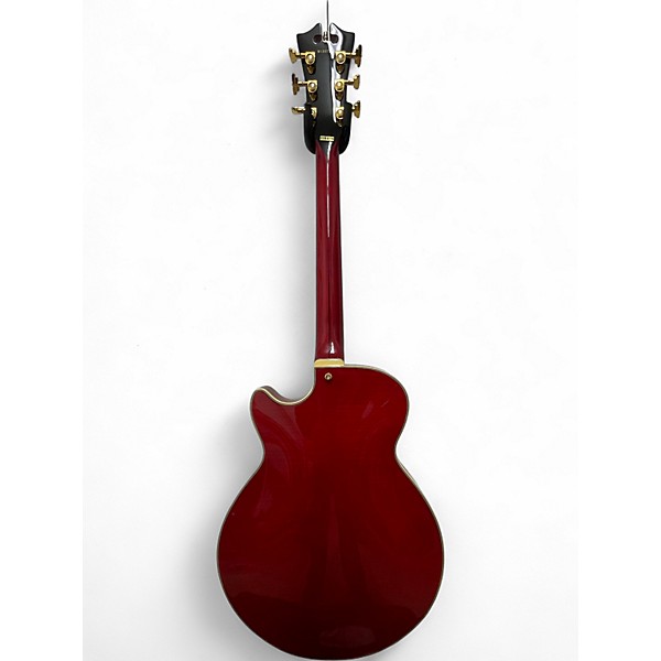 Used D'Angelico EX-SS Trans Red Hollow Body Electric Guitar