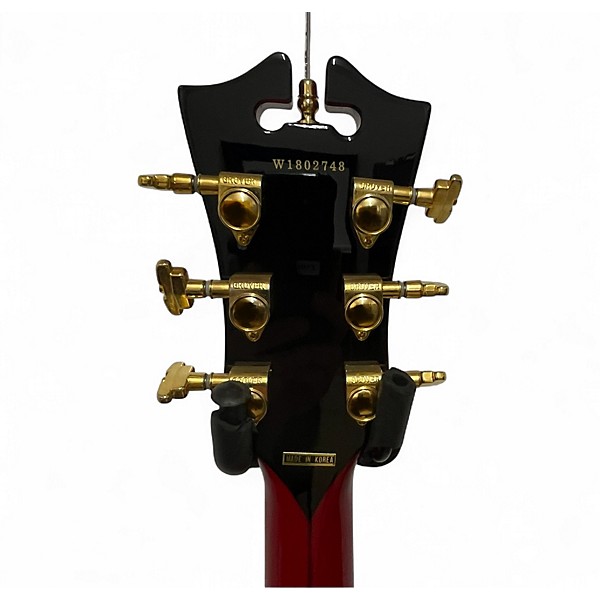 Used D'Angelico EX-SS Trans Red Hollow Body Electric Guitar