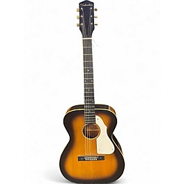 Vintage 1960s Silvertone H-621 2 Color Sunburst Acoustic Guitar