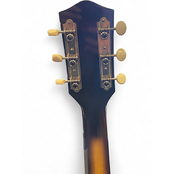 Vintage 1960s Silvertone H-621 2 Color Sunburst Acoustic Guitar