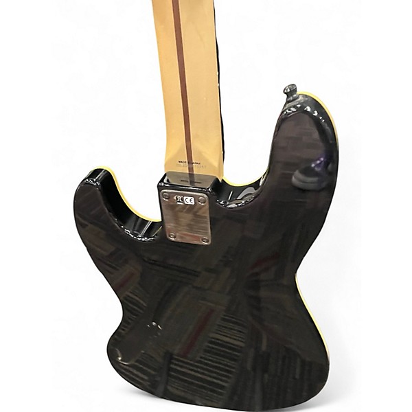 Used Fender Aerodyne Jazz Bass Black Electric Bass Guitar