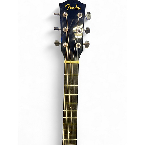 Used Fender CD60SCE Black Acoustic Electric Guitar