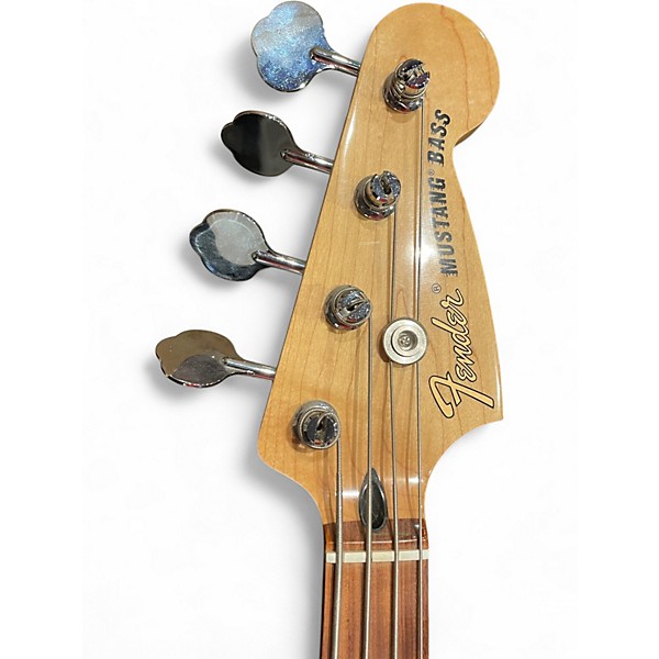 Used Fender  PLAYER MUSTANG BASS Natural Electric Bass Guitar