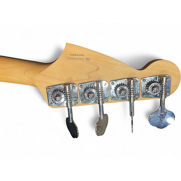 Used Fender  PLAYER MUSTANG BASS Natural Electric Bass Guitar