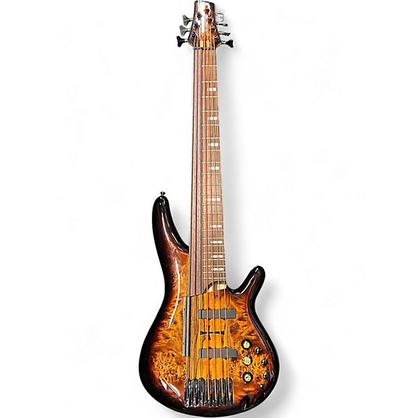 Used Ibanez SRAS7 SUNBURST Electric Bass Guitar