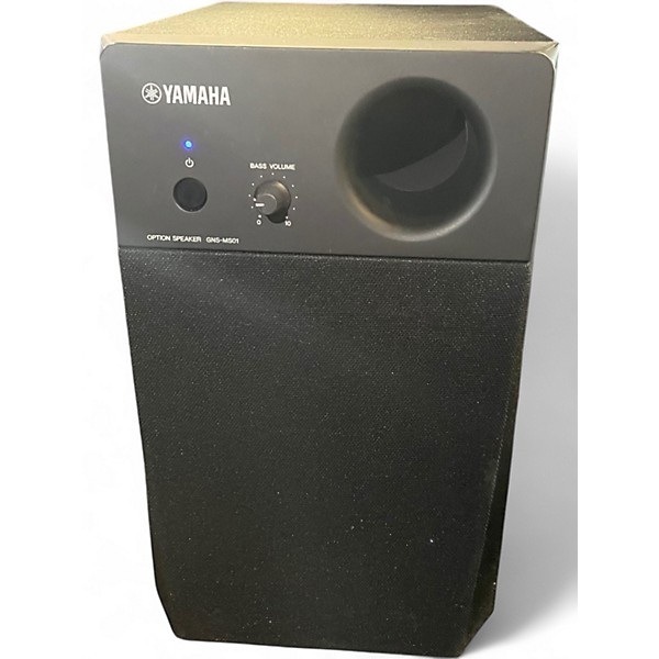 Used Yamaha GNS-MS01 3-Piece Monitor Speaker System for GENOS Powered Monitor