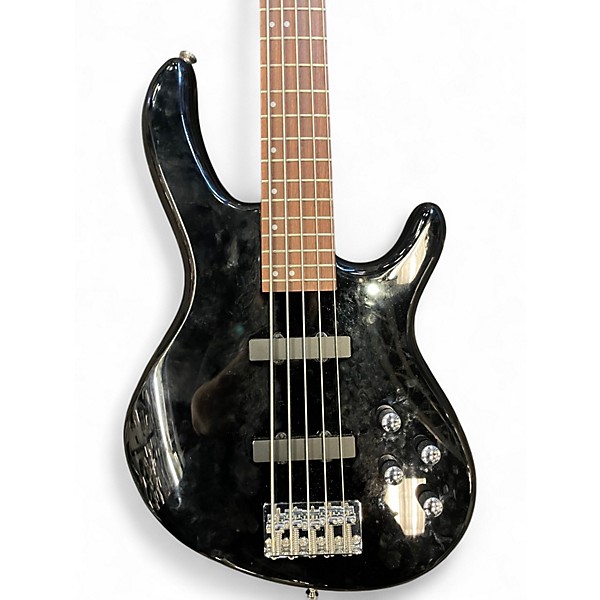 Used Cort Action Bass V Pluss Black Electric Bass Guitar