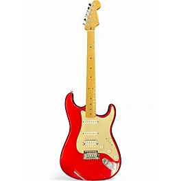 Used Fender Standard Stratocaster HSS Candy Apple Red Solid Body Electric Guitar