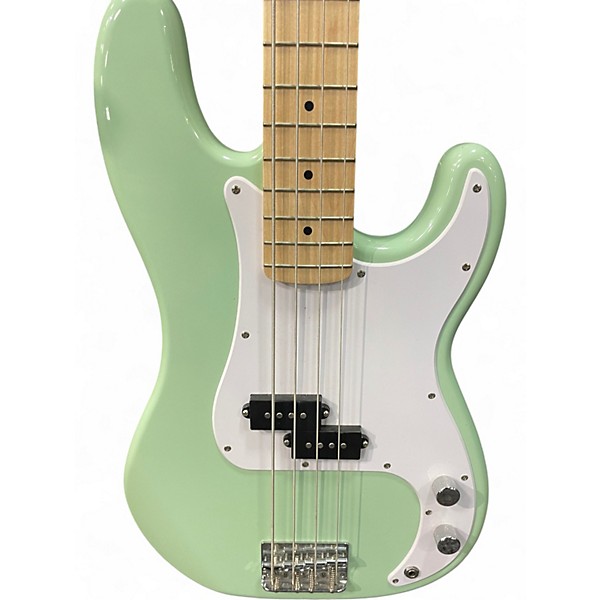 Used Fender Squire precision bass Seafoam Green Electric Bass Guitar