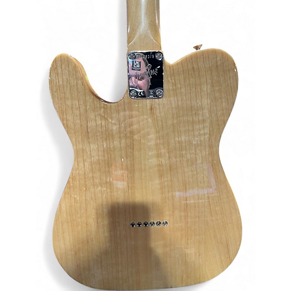 Used Fender Jimmy Page Dragon Art Telecaster Natural Solid Body Electric Guitar
