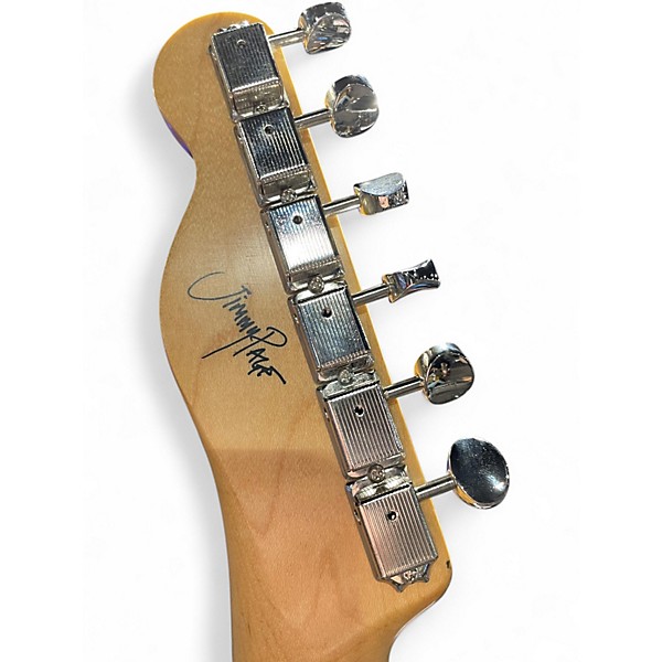 Used Fender Jimmy Page Dragon Art Telecaster Natural Solid Body Electric Guitar