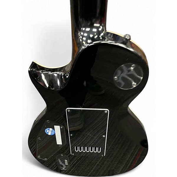 Used ESP LTD EC1007B Black and Gold Solid Body Electric Guitar