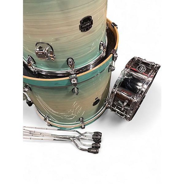 Used 2020s Mapex 6 Piece Exotic Fusion ultramarine gloss Drum Kit