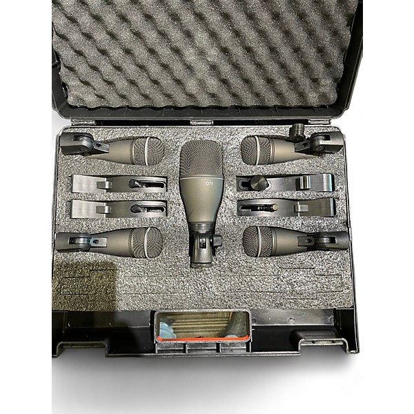 Used Samson DK705 5 piece drum mic kit Percussion Microphone Pack