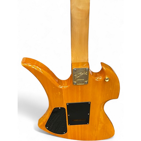 Used 1980s B.C. Rich Class Axe Era NJ Mockingbird Natural Solid Body Electric Guitar