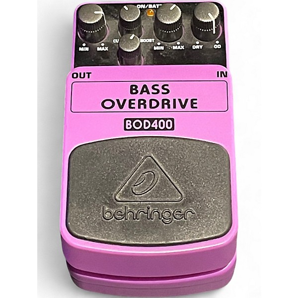 Used Behringer BOD400 Bass Overdrive Bass Effect Pedal