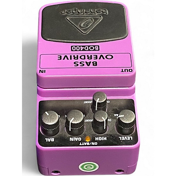 Used Behringer BOD400 Bass Overdrive Bass Effect Pedal