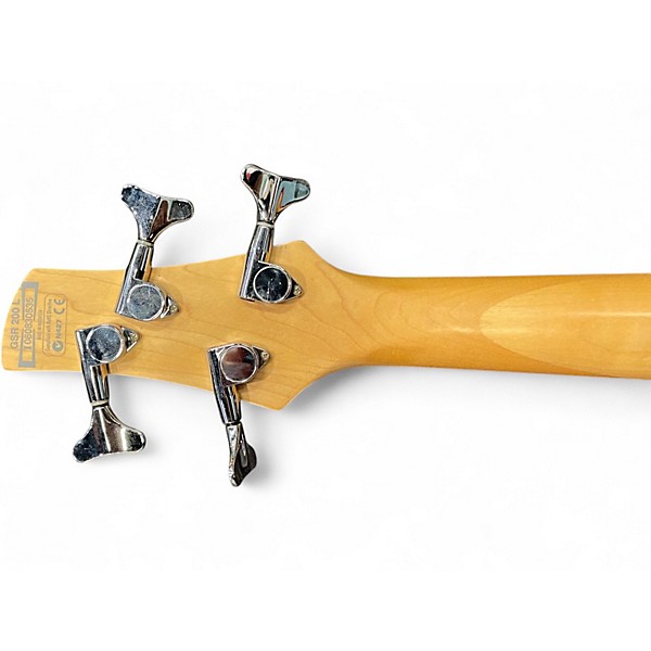 Used Ibanez GSR200 LH Transparent Red Electric Bass Guitar