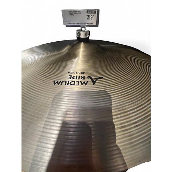 Used Zildjian 20in A Series Medium Ride Cymbal