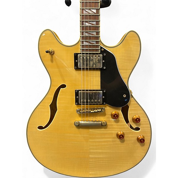Used Washburn HB35 natural Hollow Body Electric Guitar