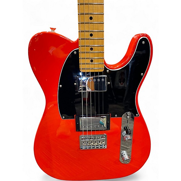 Used 2025 Fender PLAYER II TELECASTER HH CORAL RED Solid Body Electric Guitar