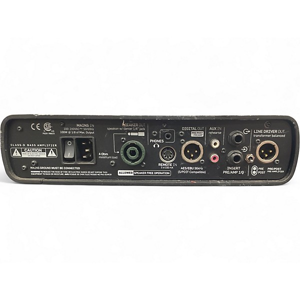 Used TC Electronic RH750 w/ RC4 Bass Amp Head