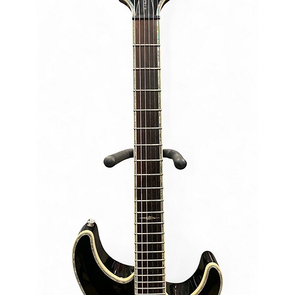 Used Schecter Guitar Research C1 Elite Black Solid Body Electric Guitar