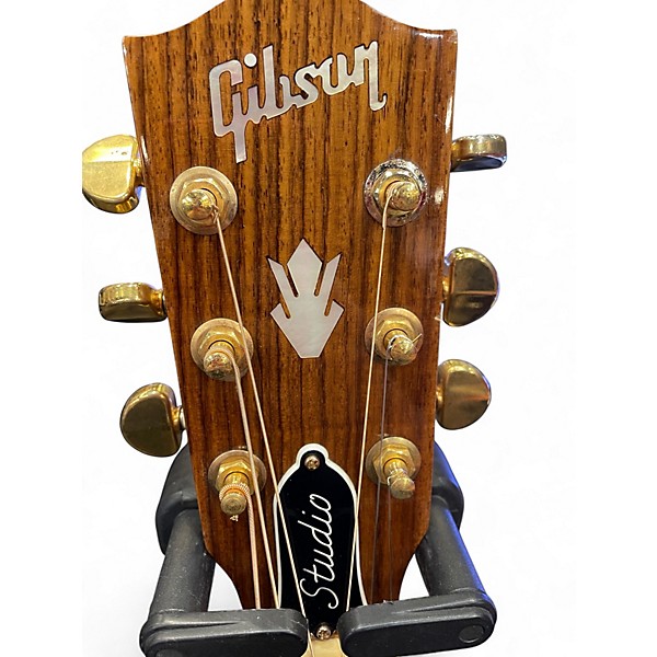 Used Gibson Songwriter Deluxe Studio Antique Natural Acoustic Electric Guitar