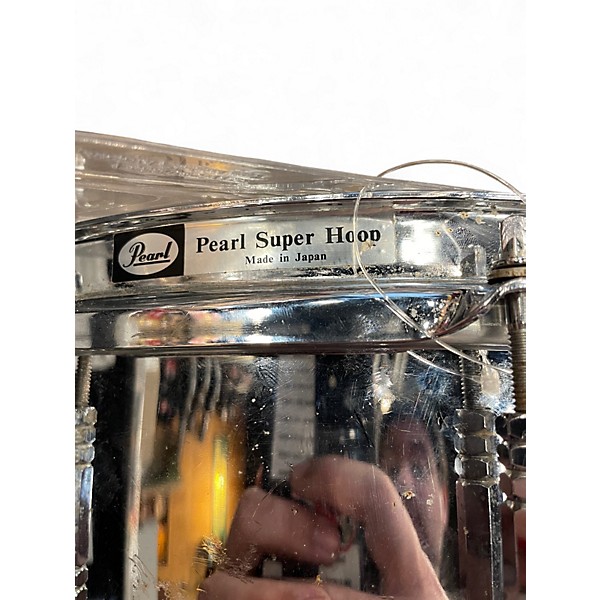 Used Pearl 14X6.5 Free Floating Snare STEEL Drum