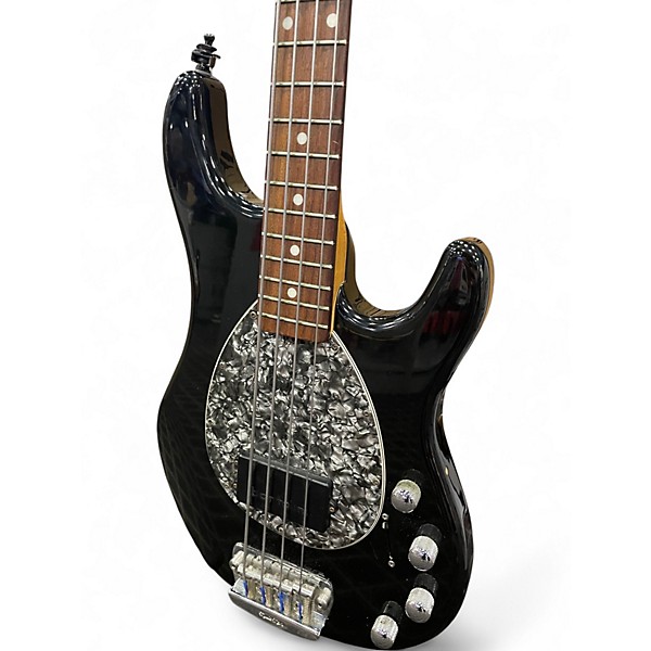 Used Ernie Ball Music Man Sterling 4 String Black Electric Bass Guitar