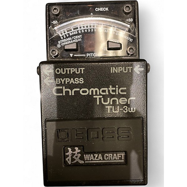 Used BOSS TU3W Waza Craft Chromatic Tuner Pedal