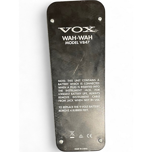 Used VOX V847 Reissue Wah Effect Pedal