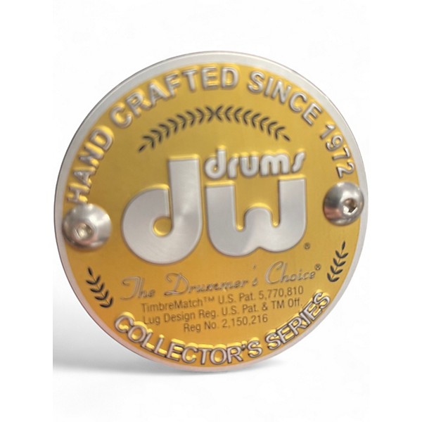 Used DW 3 Piece Collector's Series Black Ice Drum Kit