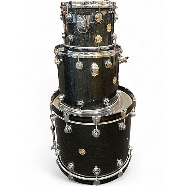 Used DW 3 Piece Collector's Series Black Ice Drum Kit
