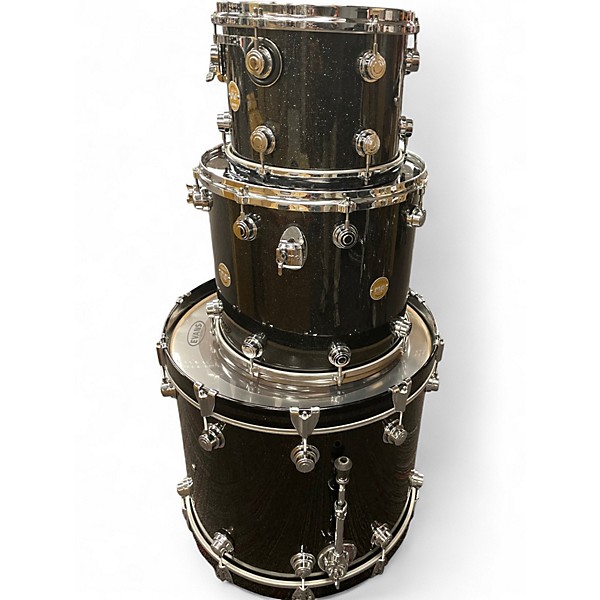 Used DW 3 Piece Collector's Series Black Ice Drum Kit