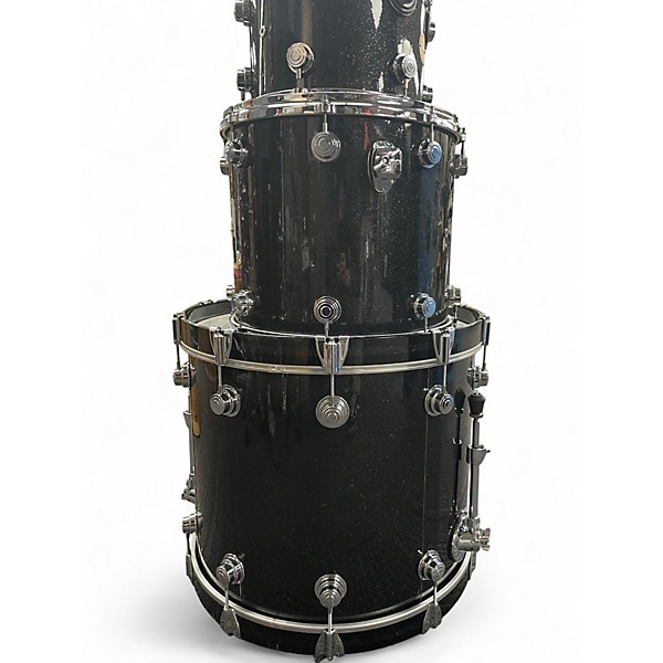 Used DW 3 Piece Collector's Series Black Ice Drum Kit