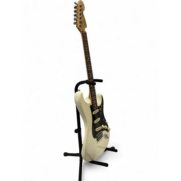 Used 2021 Fender American Performer Stratocaster SSS Aged White Solid Body Electric Guitar