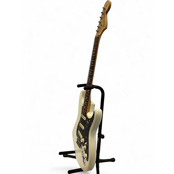 Used 2021 Fender American Performer Stratocaster SSS Aged White Solid Body Electric Guitar