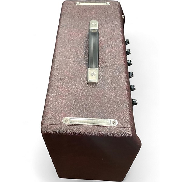 Used Fender 1965 Princeton Reverb 15W 1x12 Wine Red Tube Guitar Combo Amp