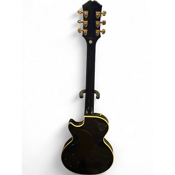 Used Epiphone Les Paul Custom Ebony Solid Body Electric Guitar