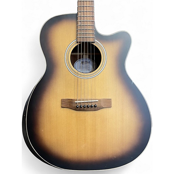 Used Mitchell T413CE-BST Terra Series Auditorium Edge Burst Acoustic Electric Guitar